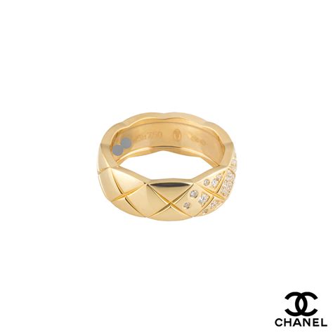 chanel mens ring|Chanel ring with diamonds.